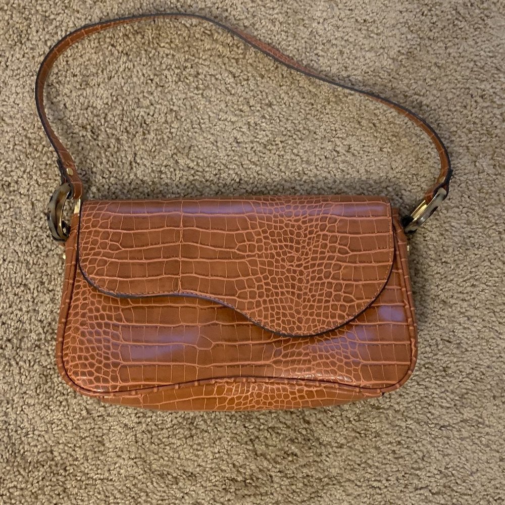 Topshop Brown Shoulder Bag